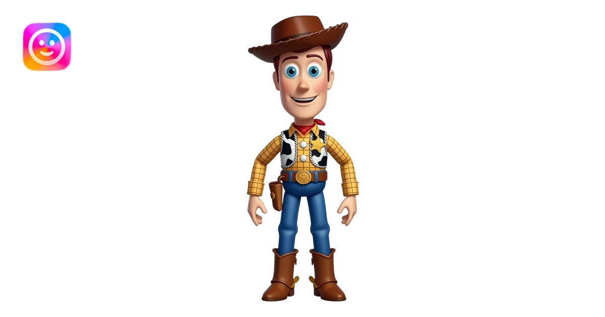 Toy story Woody as Adolf Hitler emoji | AI Emoji Generator