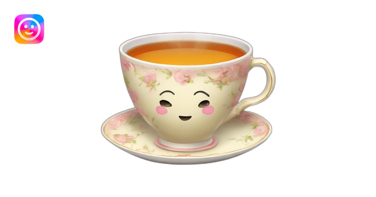 Tea in teacup emoji | AI Emoji Generator