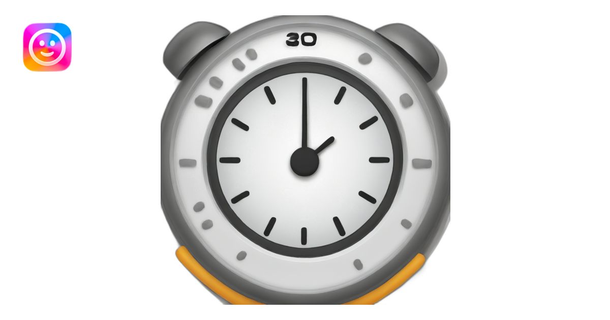 timer 30 minutes emoji | AI Emoji Generator
