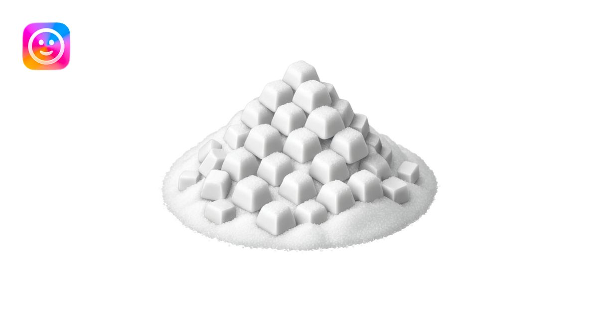 sugar pile emoji | AI Emoji Generator