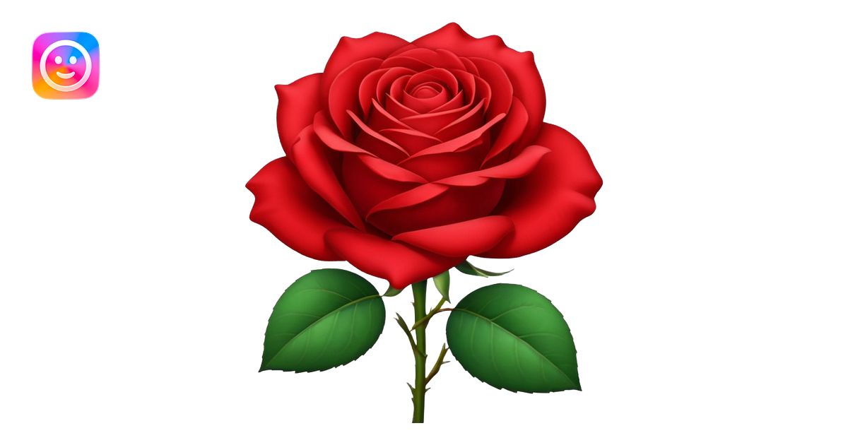 make a red rose emoji | AI Emoji Generator