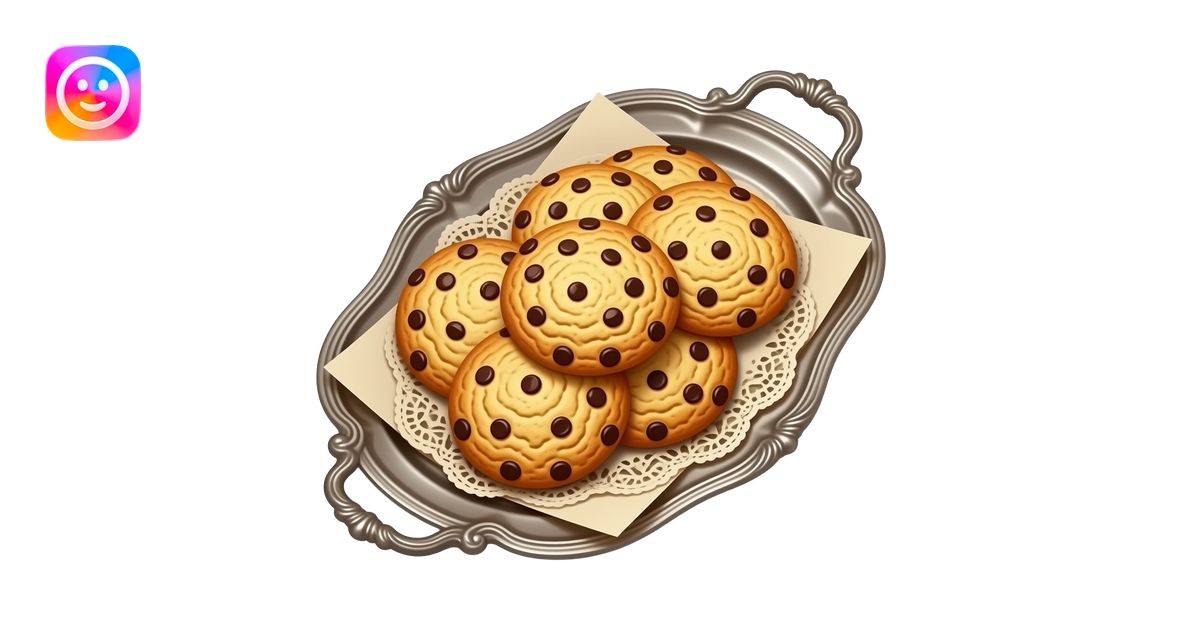 Ultra-realistic golden-brown cookies, freshly baked flaky texture ...