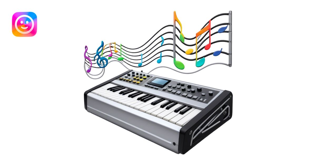 Create a professional and detailed emoji that represents sound design ...
