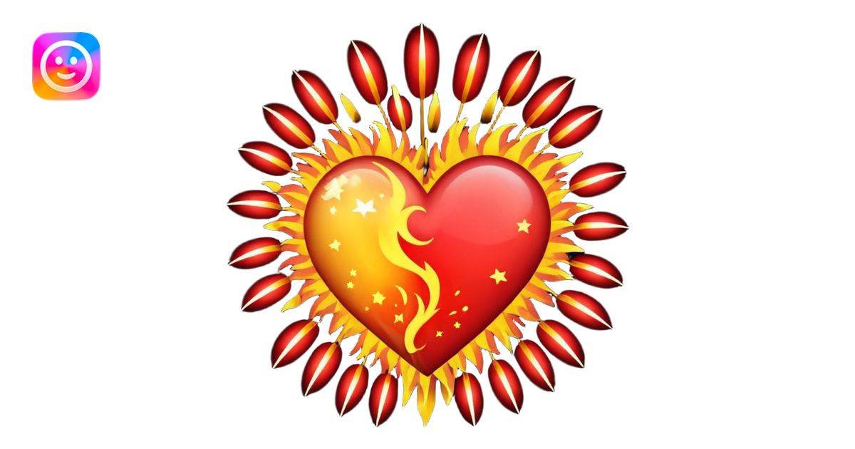 firework heart emoji | AI Emoji Generator
