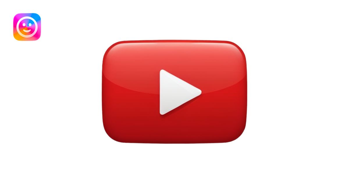 YouTube Small Size logo emoji | AI Emoji Generator
