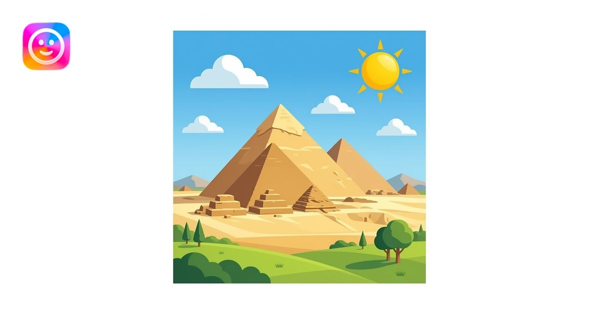 Pirámide emoji | AI Emoji Generator