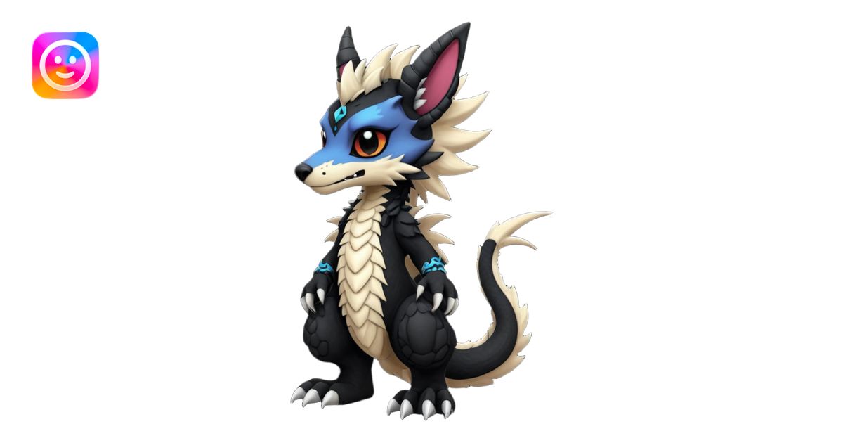 Cool gothic cute badass Vernid-Protogen-Dutch-Angel-Dragon-Sergal-Trico ...