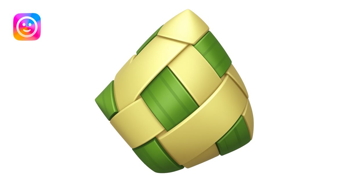 Ketupat raya emoji | AI Emoji Generator