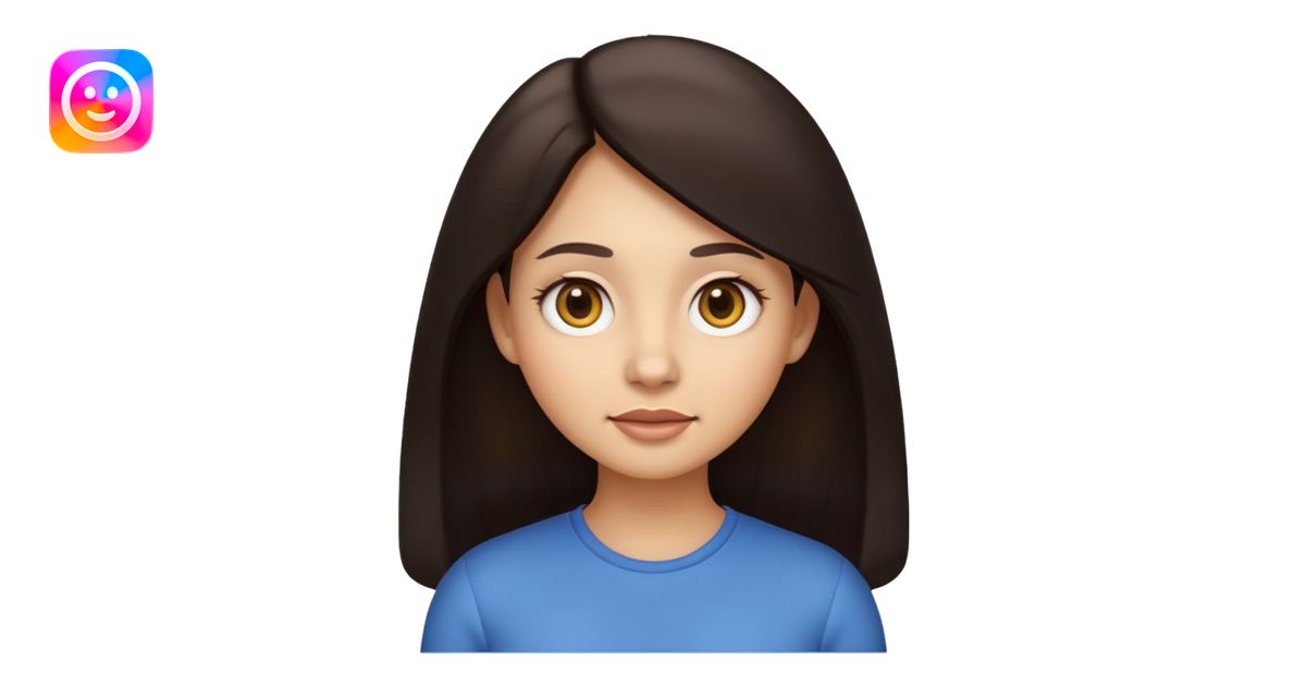 Emoji-style illustration, identical to modern Apple / iOS emoji style ...