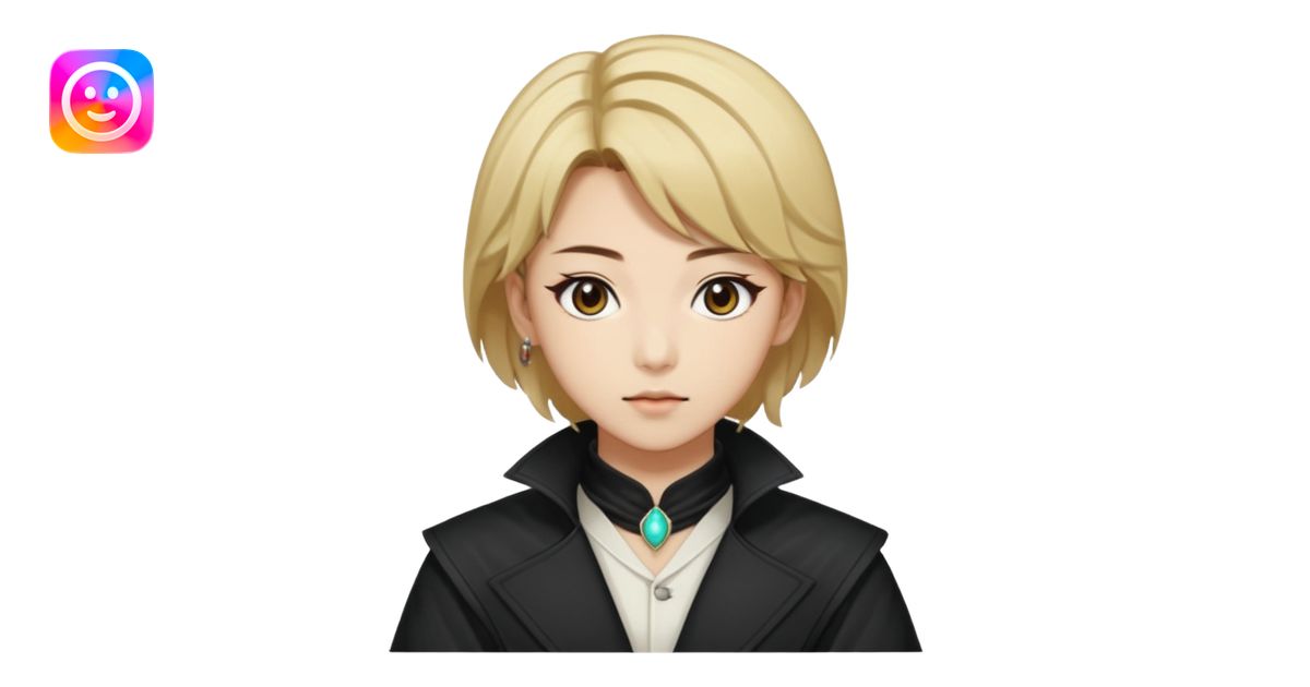 Rumi from K-pop demon hunters brown and blonde hair emoji | AI Emoji ...