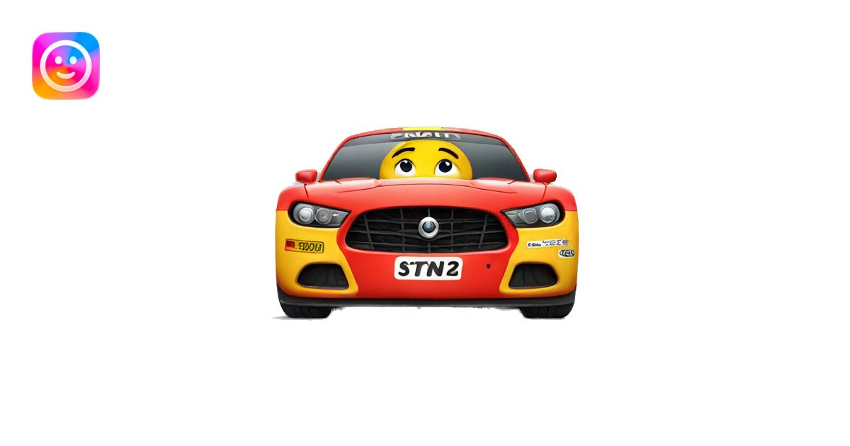 Race car emoji | AI Emoji Generator
