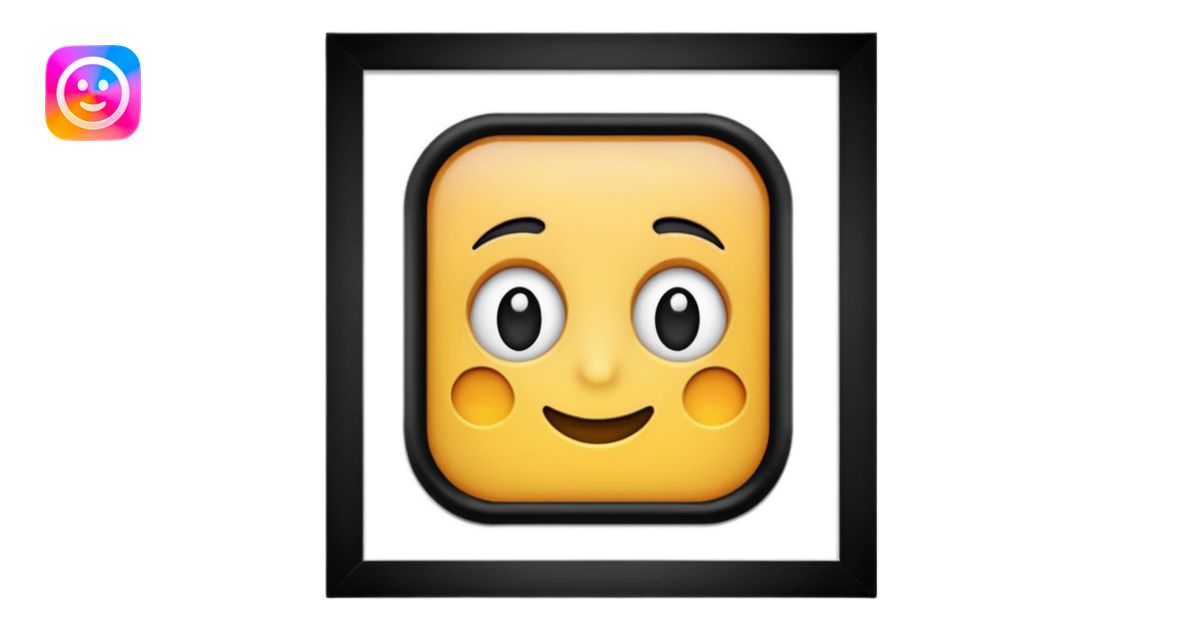 framed wall picture with border emoji | AI Emoji Generator