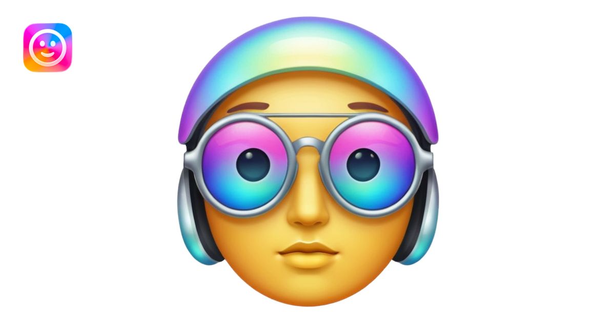 FUNK GLASSES emoji | AI Emoji Generator