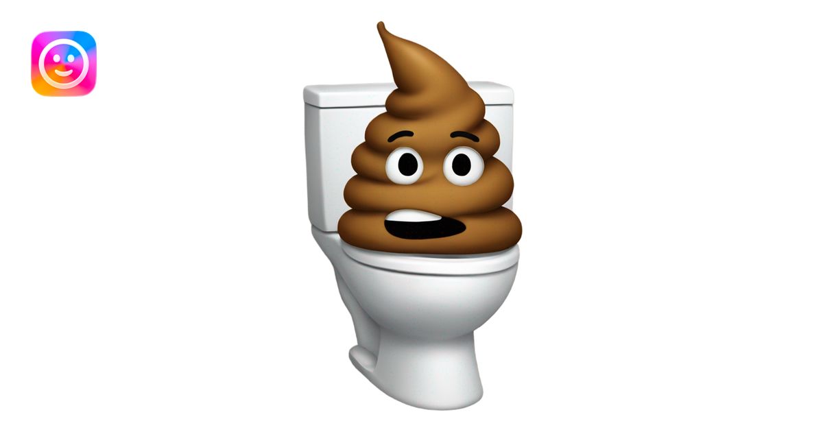 poop in a toilet emoji | AI Emoji Generator