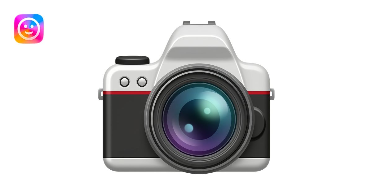camera emoji | AI Emoji Generator