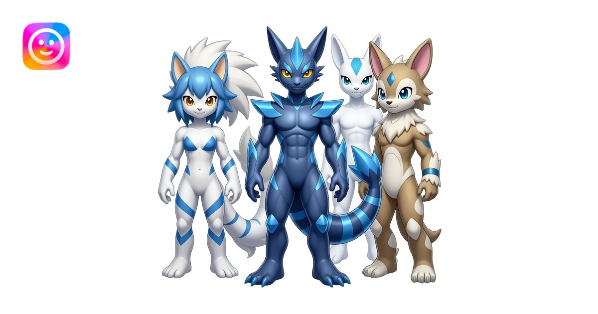 Shiny Dark Dusky Cool Hot Zangoose-Guilmon-Zoroark-Renamon-Fakémon ...