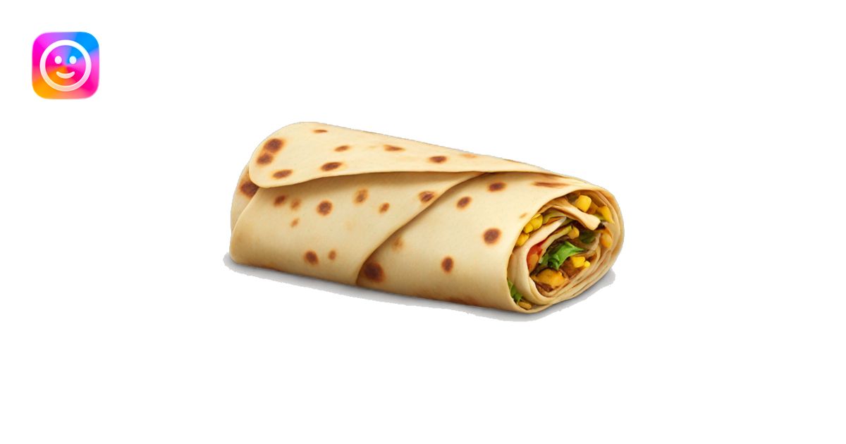 Roti wrap emoji | AI Emoji Generator