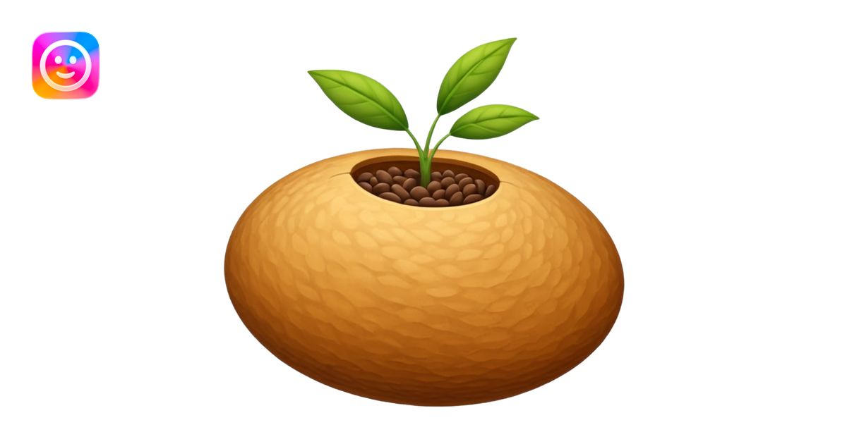 A seed emoji | AI Emoji Generator