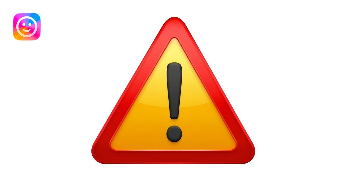 warning emoji | AI Emoji Generator