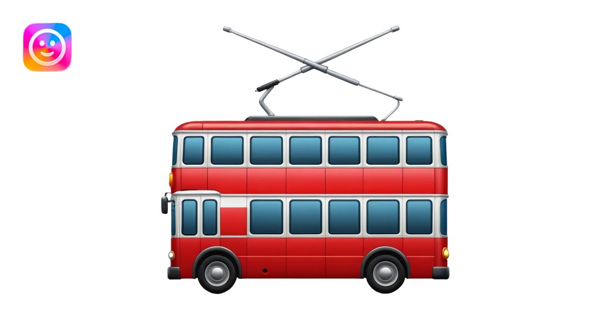 trolleybus emoji | AI Emoji Generator