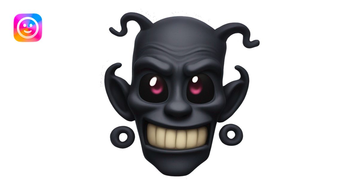 ink demon from bendy and the ink machine emoji | AI Emoji Generator