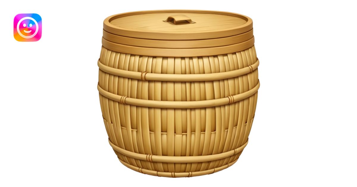 Laos sticky rice container emoji | AI Emoji Generator