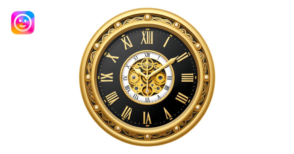 Huda clock it emoji | AI Emoji Generator