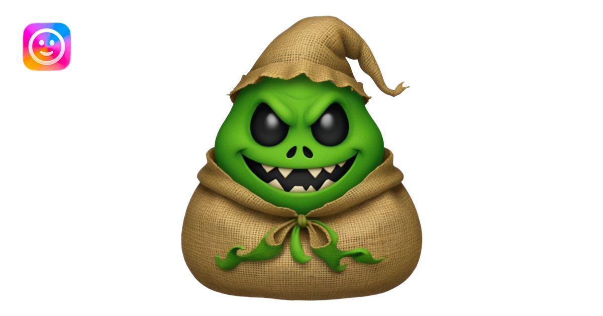 create Oogie boogie From nightmare before Christmas As Emojis that don ...