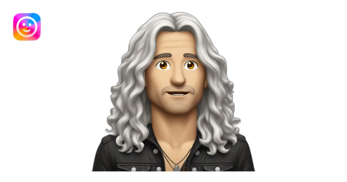long haired rocker guy emoji | AI Emoji Generator