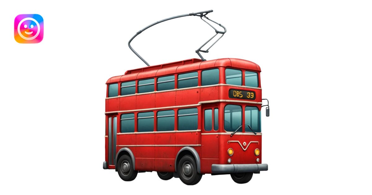 trolleybus emoji | AI Emoji Generator