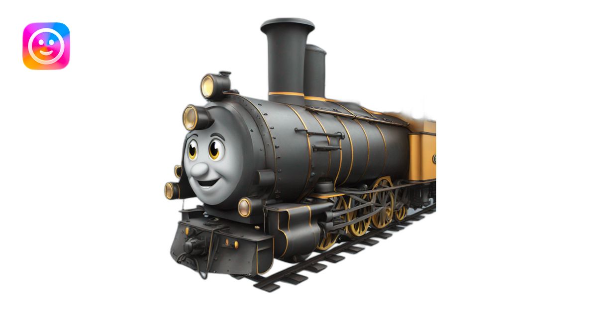 BIG Boy steam locomotive emoji | AI Emoji Generator