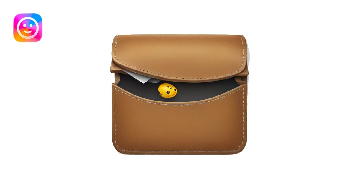 Empty wallet with fly coming out emoji | AI Emoji Generator