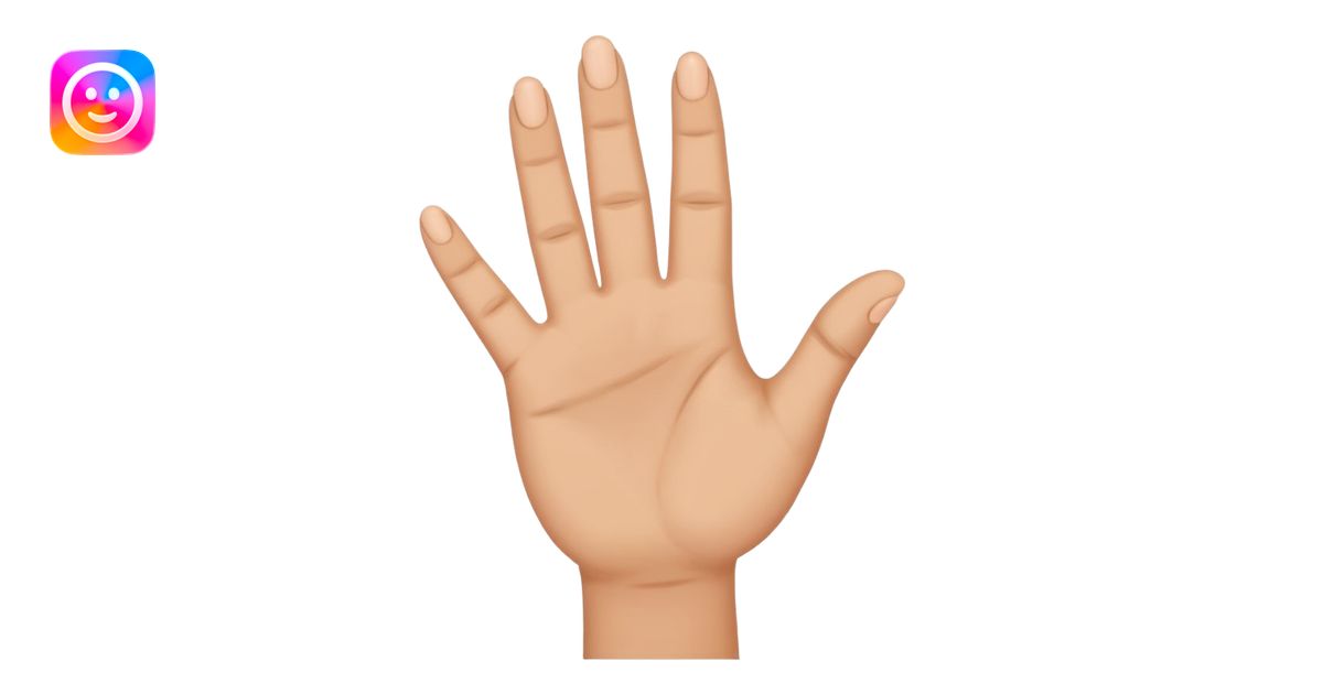 signe JUL avec les doigts emoji | AI Emoji Generator