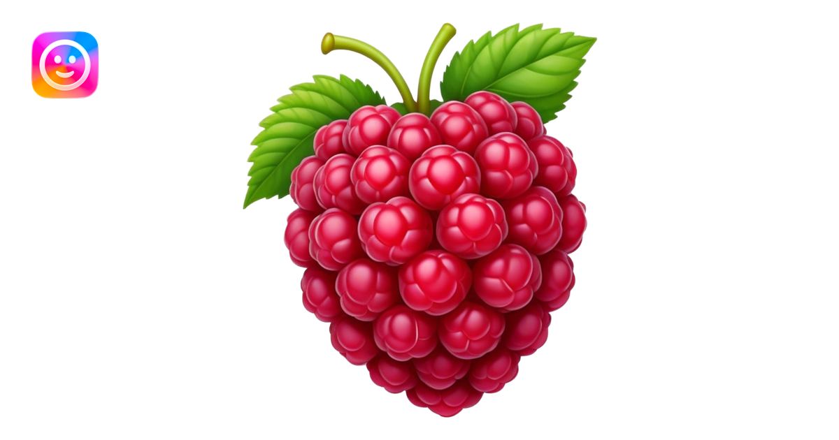 raspberry emoji | AI Emoji Generator