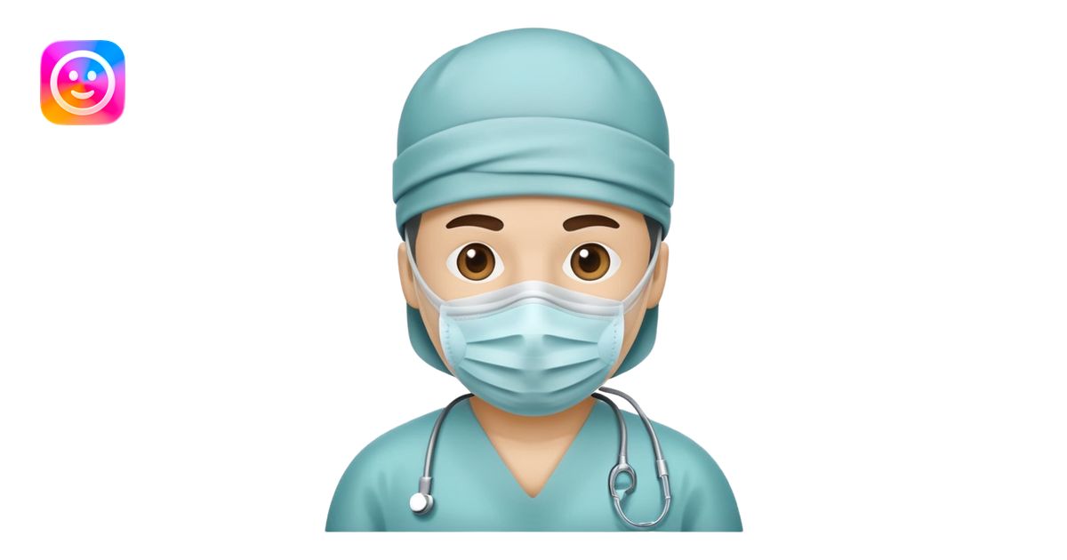 Surgeon mask emoji | AI Emoji Generator
