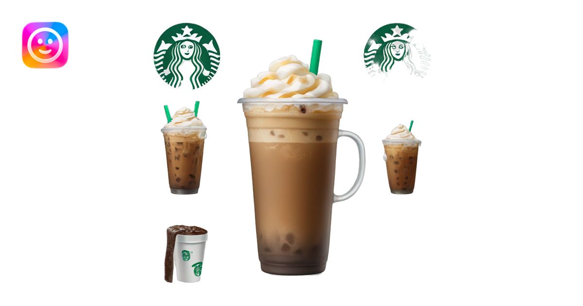 starbucks vanilla iced coffee emoji | AI Emoji Generator