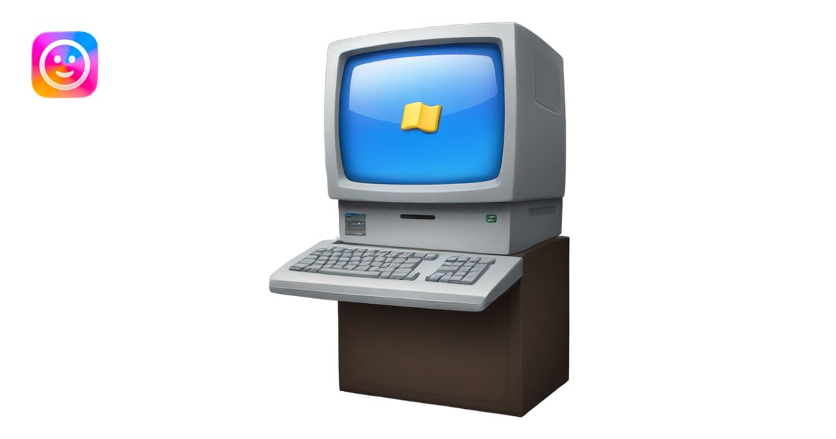 Computer wit windows 11 emoji | AI Emoji Generator