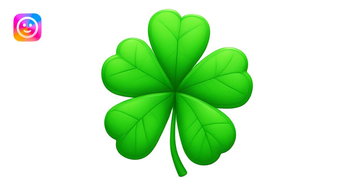 four leaf clover emoji | AI Emoji Generator