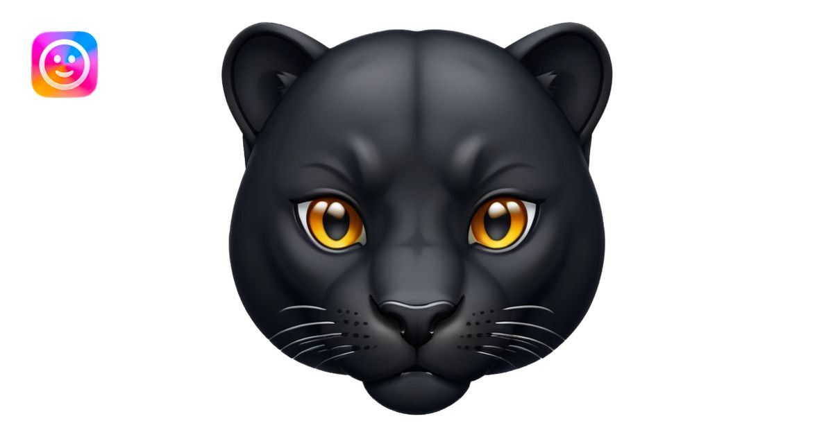Una pantera emoji | AI Emoji Generator