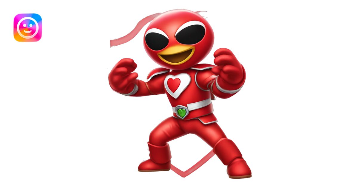 Elmo Power Ranger: Red Heart Ranger A small but mighty Ranger in red ...