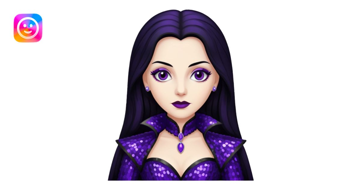 Countess Dracula from Universal Monsters with long jet black hair, dark ...