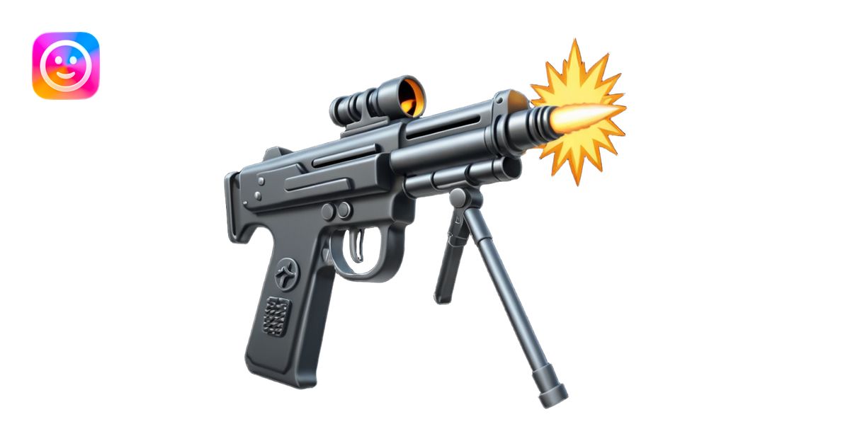 machine gun firing emoji | AI Emoji Generator