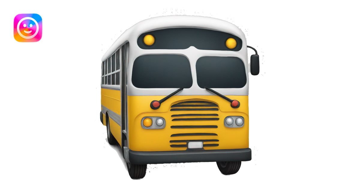 Bus emoji | AI Emoji Generator