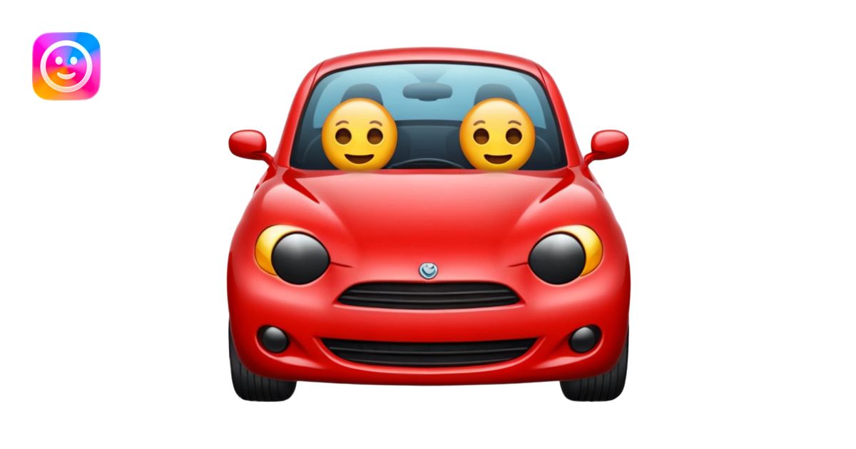 🚗 animated car emoji emoji | AI Emoji Generator