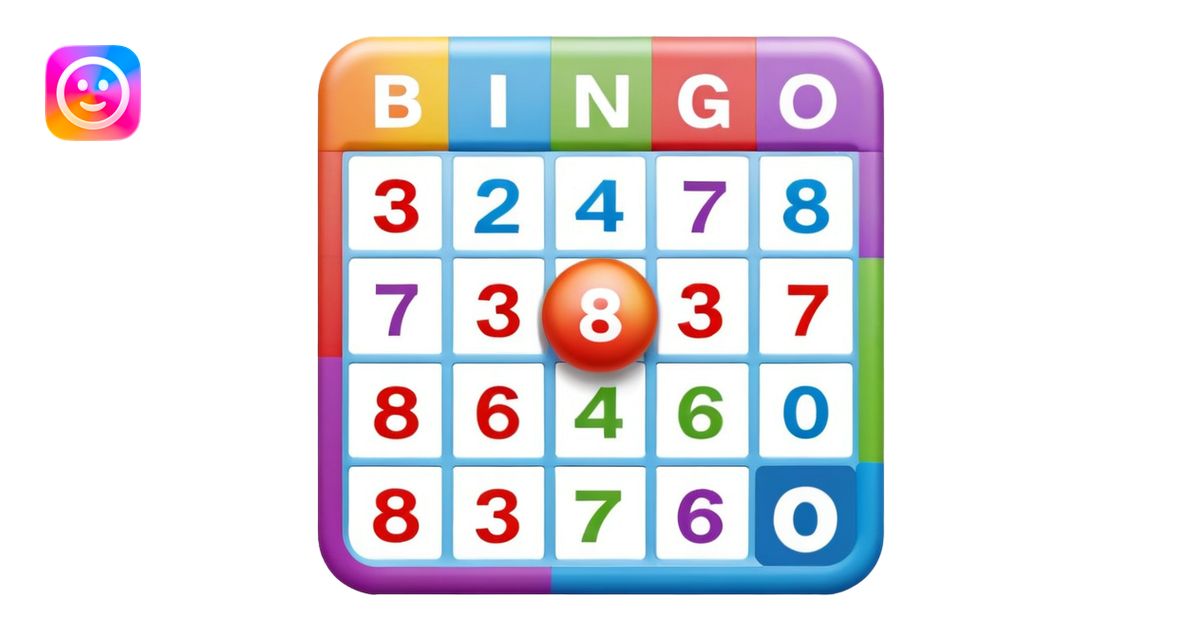 The game Bingo emoji | AI Emoji Generator