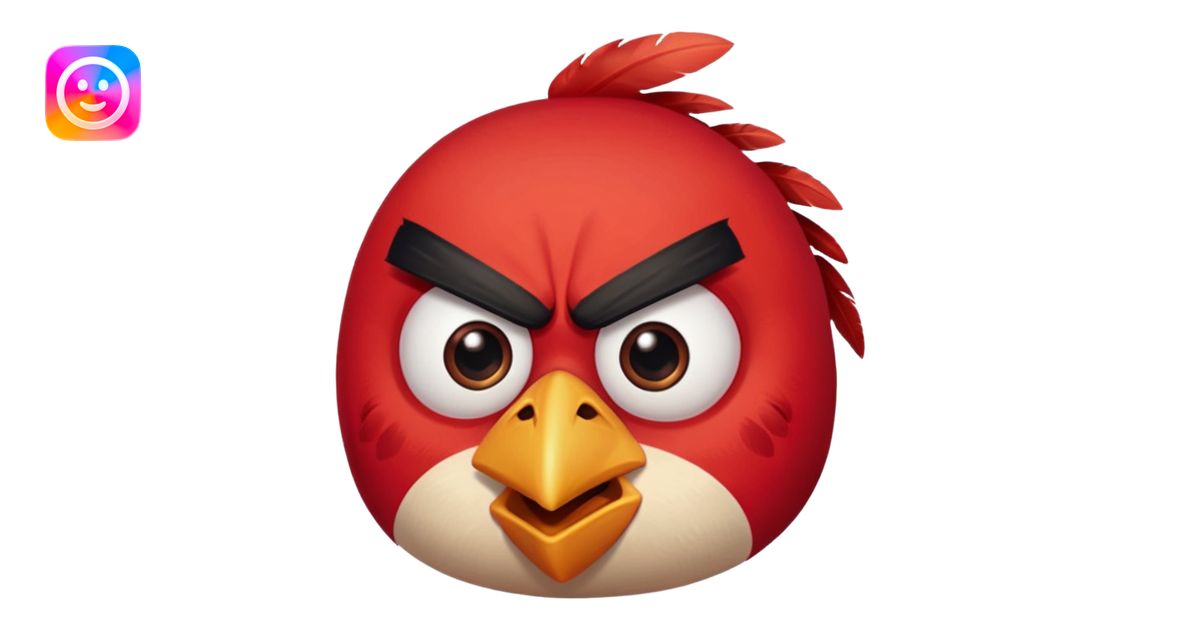 angry bird animated emoji | AI Emoji Generator