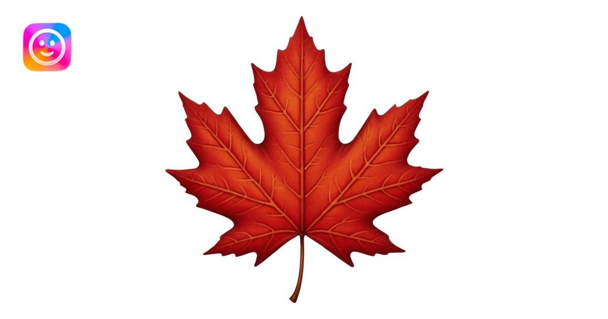 Maple Leaf emoji | AI Emoji Generator