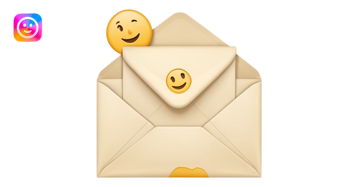 letter in an envelope emoji | AI Emoji Generator