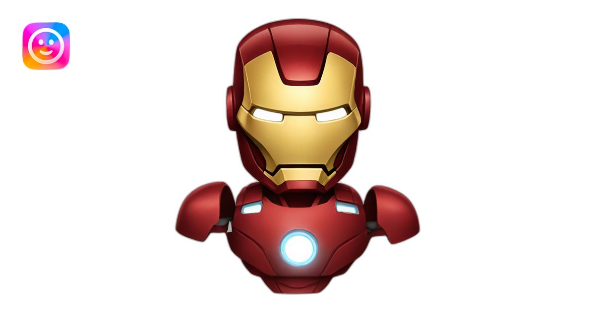 Iron man emoji | AI Emoji Generator