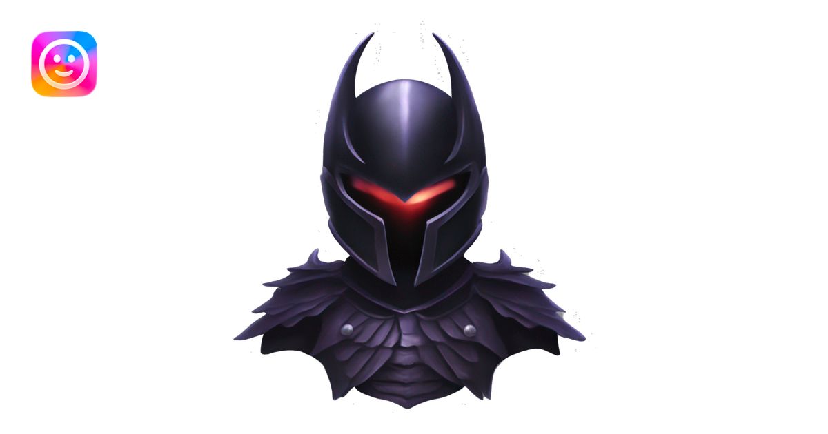 Femto berserk black iron armor who look like a demon with a black ...